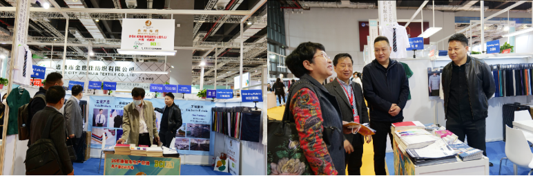 十九家石家莊市紡企亮相國(guó)家會(huì)展中心 共赴中紡聯(lián)2023春季聯(lián)展