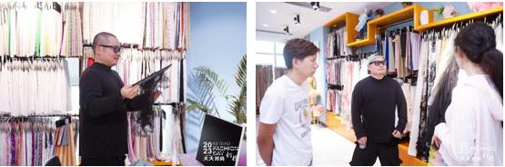 精準(zhǔn)對(duì)接，暢談合作！經(jīng)緯大師梁宇走進(jìn)柯橋面料企業(yè)