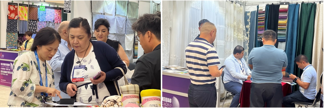46家企業(yè)組團(tuán)參展！柯橋首個(gè)中亞紡織展在烏茲別克斯坦舉行