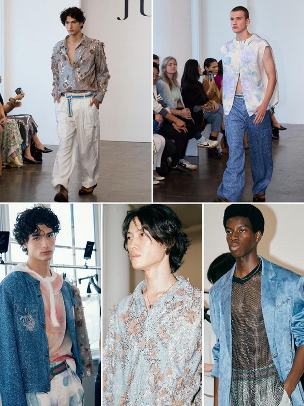 玖姿JUZUI創(chuàng)意總監(jiān)王陶2025春夏紐約時裝周“盛開”花樣新中式