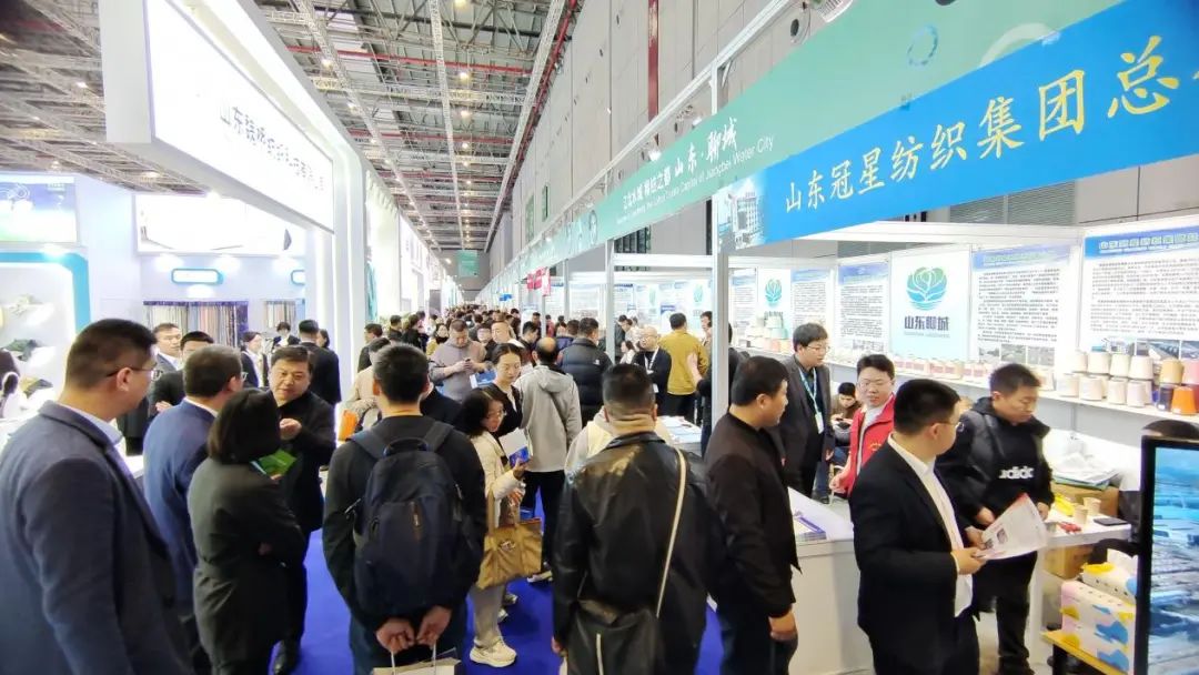 實力&ldquo;圈粉&rdquo;，盡展產(chǎn)業(yè)新風(fēng)貌！山東聊城展團首次亮相2025yarnexpo春夏紗線展
