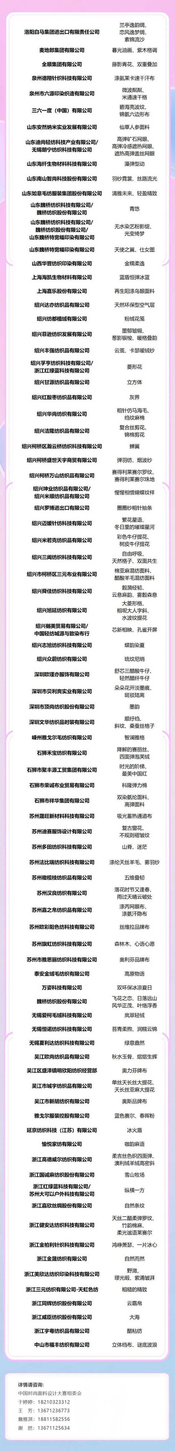 重磅出爐！2025中國時(shí)尚面料設(shè)計(jì)大賽獲獎(jiǎng)名單